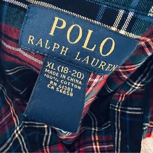 Ralph Lauren Multicolor Plaid Shirt